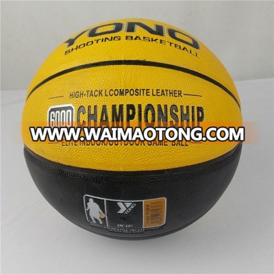 Guangzhou YONO brand name basketball pu leather basketball ball