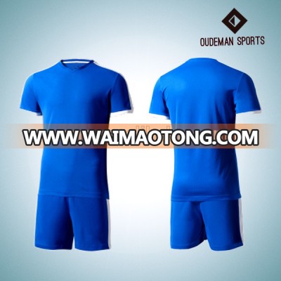 100% polyester new design bulk blank soccer jersey