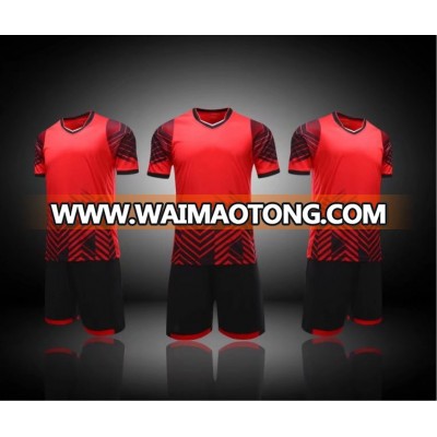 2018 Men's Soccer Jersey Uniforms Wear Brand Name Football Uniforms With Logo