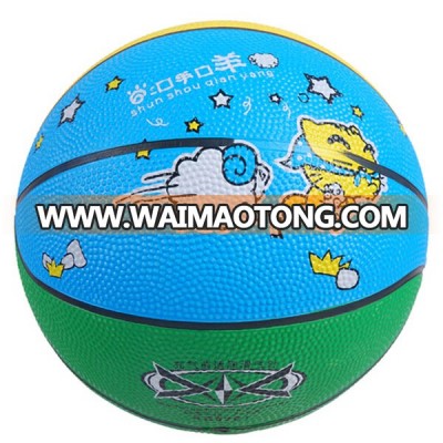 2017 YONO hot product size 7 6 5 4 3 2 promotional rubber basketball customize your own basketball kids basketball