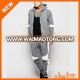 New color contrast patchwork zipper pockets mens gym latest design fleece tracksuit